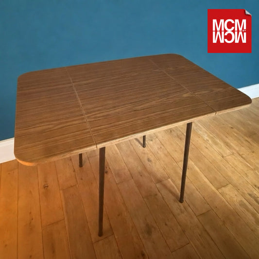Mid-century drop leaf Formica table