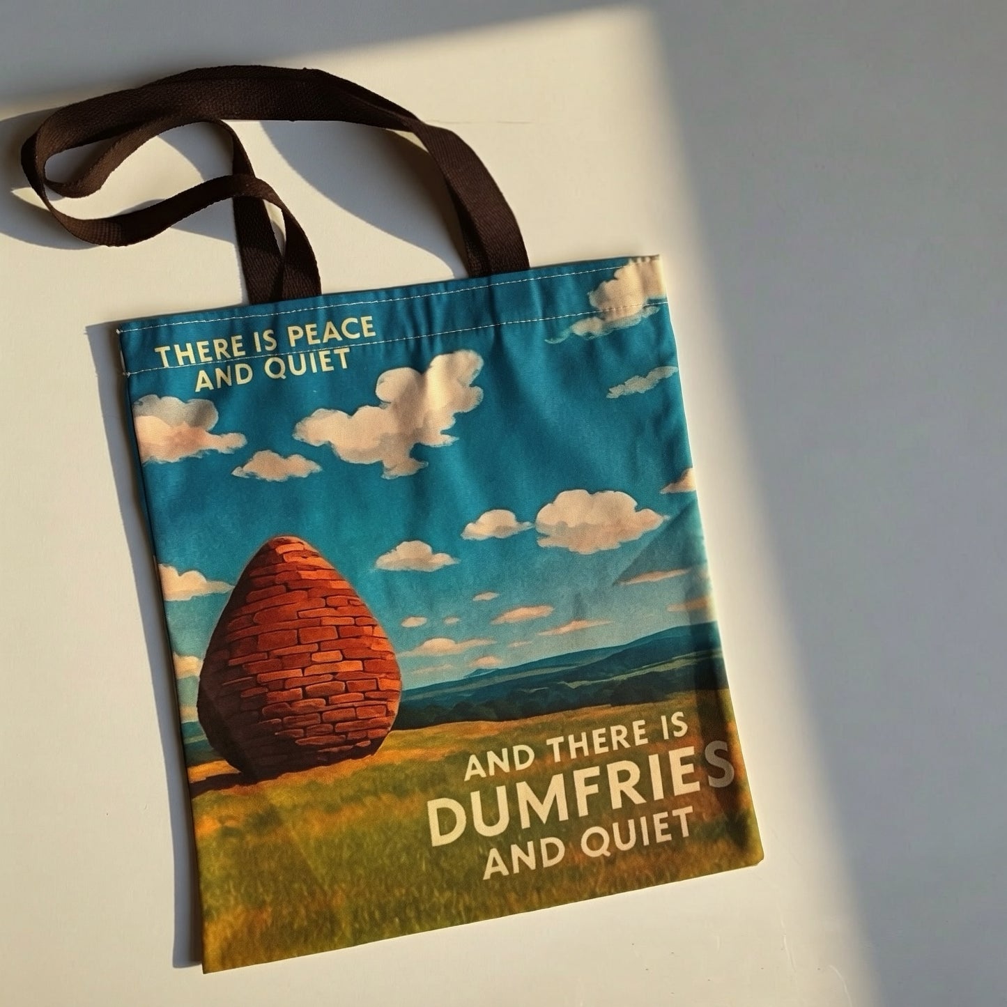 The Millennium Cairn at Penpont tote bag