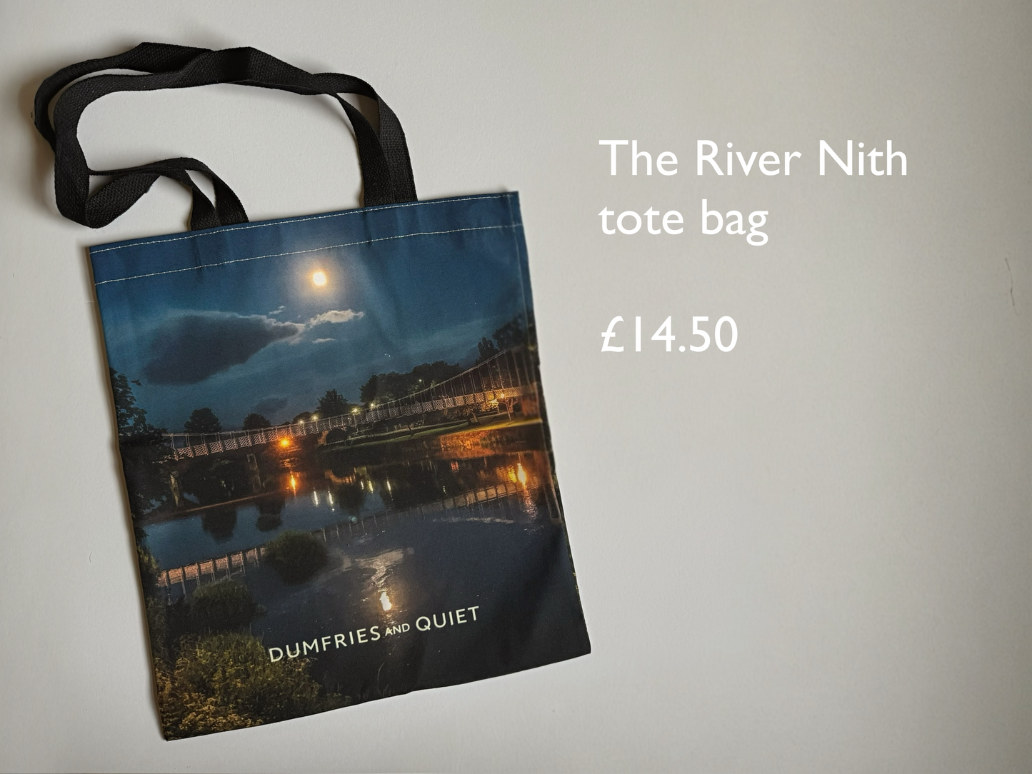 The River Nith tote bag