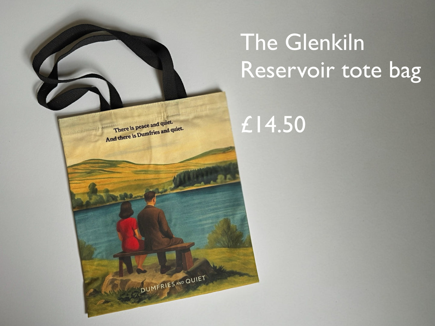 The Glenkiln Reservoir tote bag
