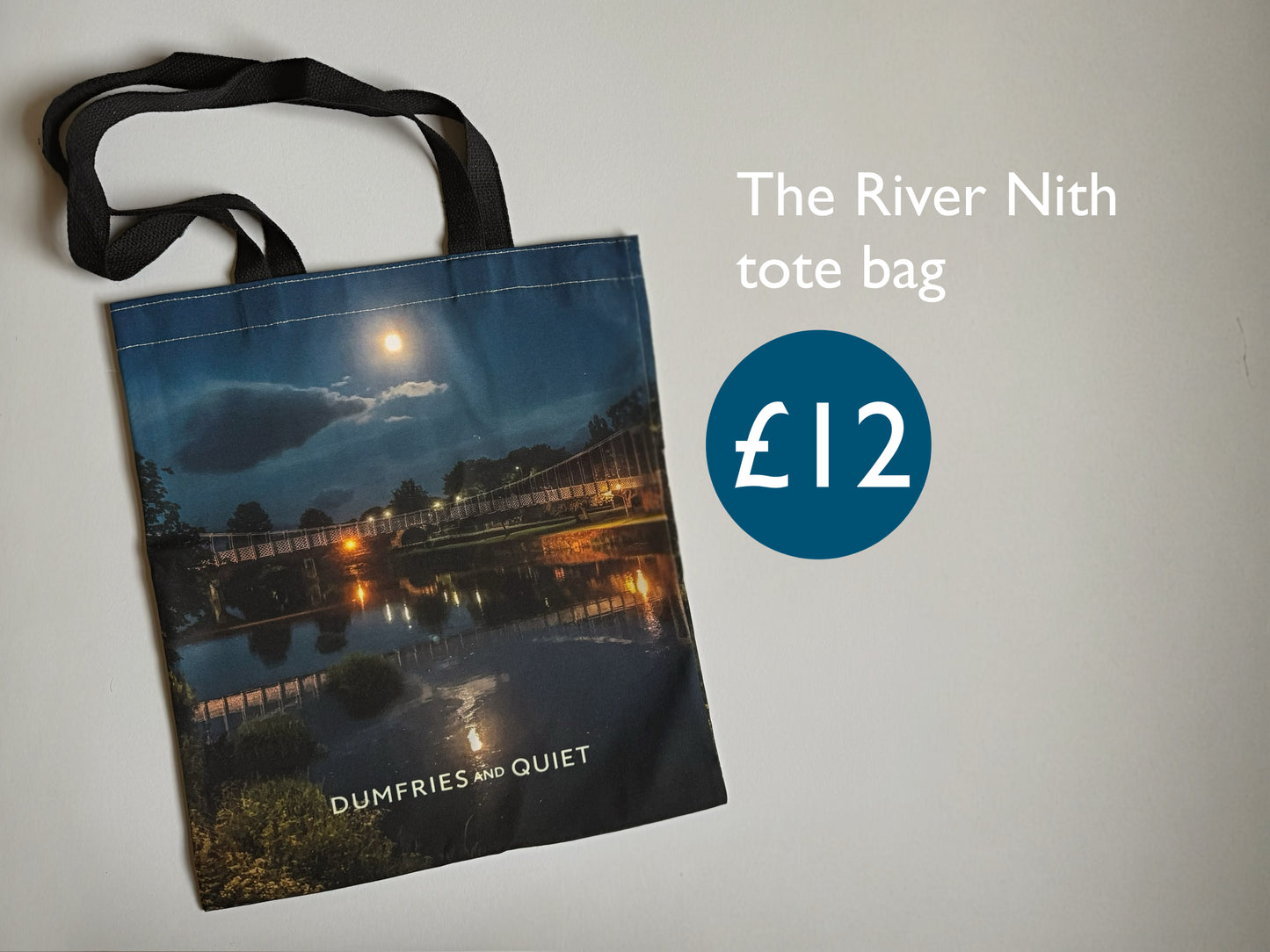 The River Nith tote bag