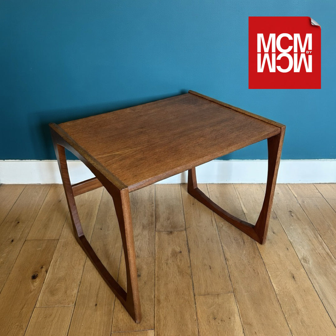 Mid Century Quadrille Set of 3 Side Tables by G Plan