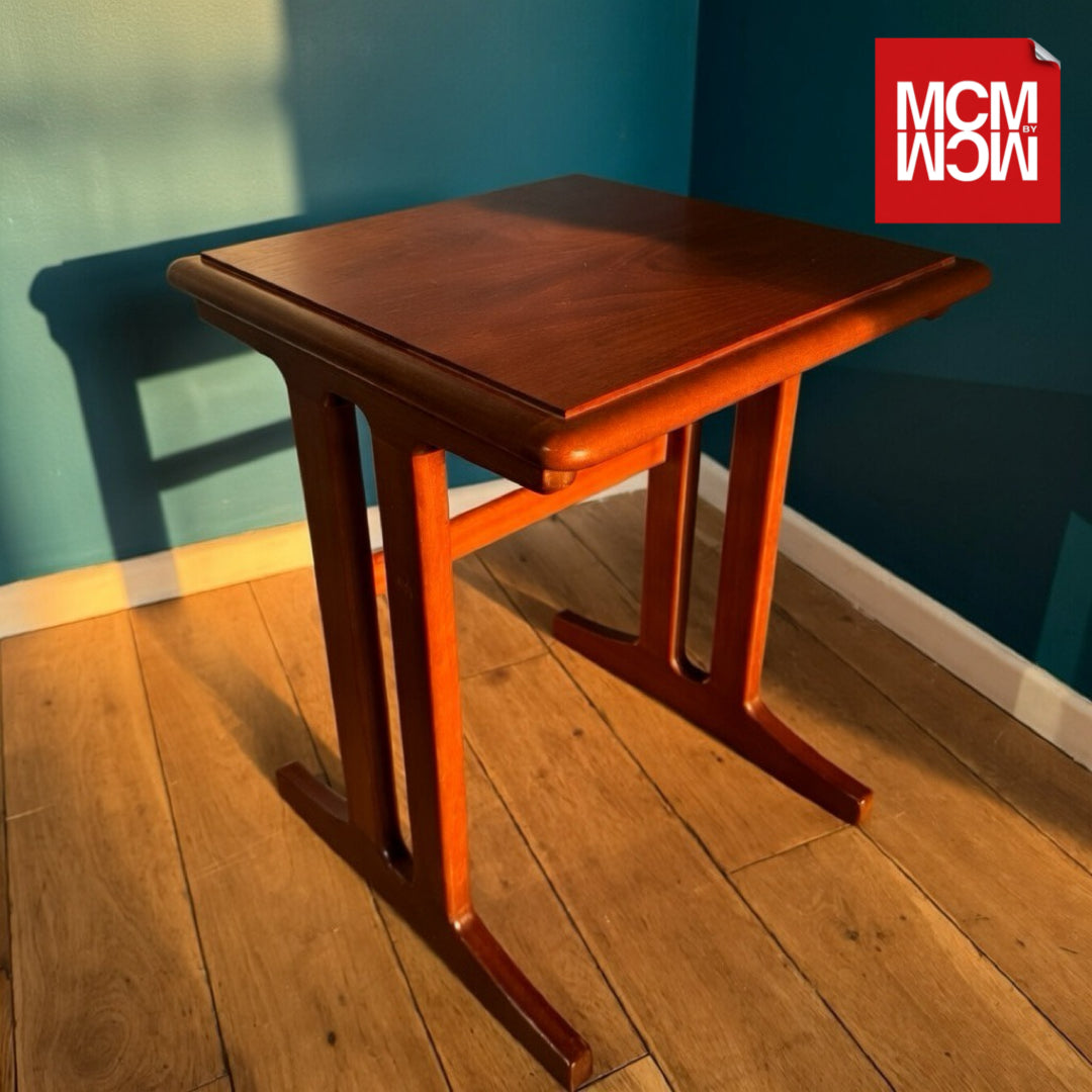 Mid Century Teak Nesting Tables by Stag