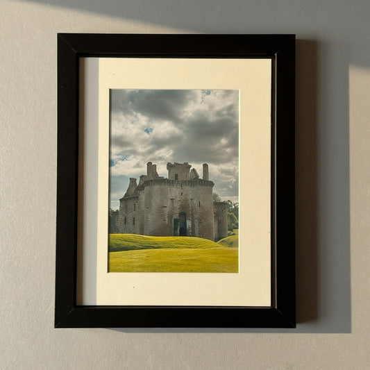 Caerlaverock Castle framed print