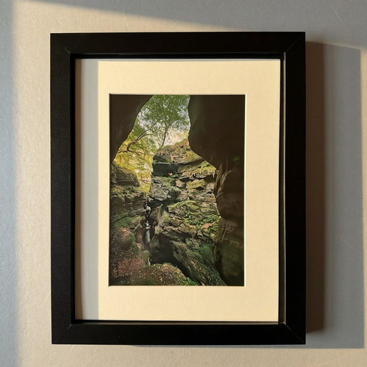 Crichope Linn framed print