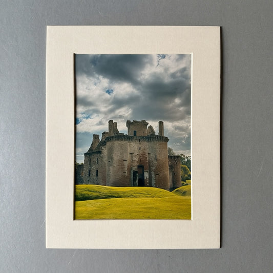 Caerlaverock Castle print