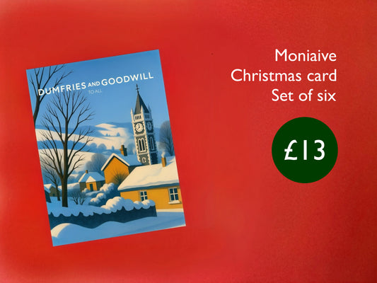 Moniaive Christmas card set of six