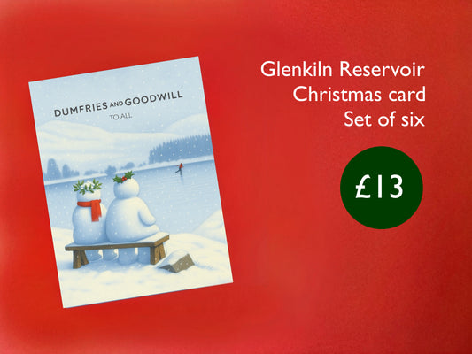 Glenkiln Reservoir Christmas card set of six