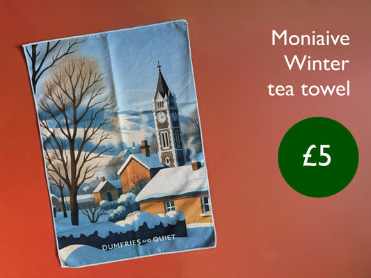 Moniaive Winter tea towel