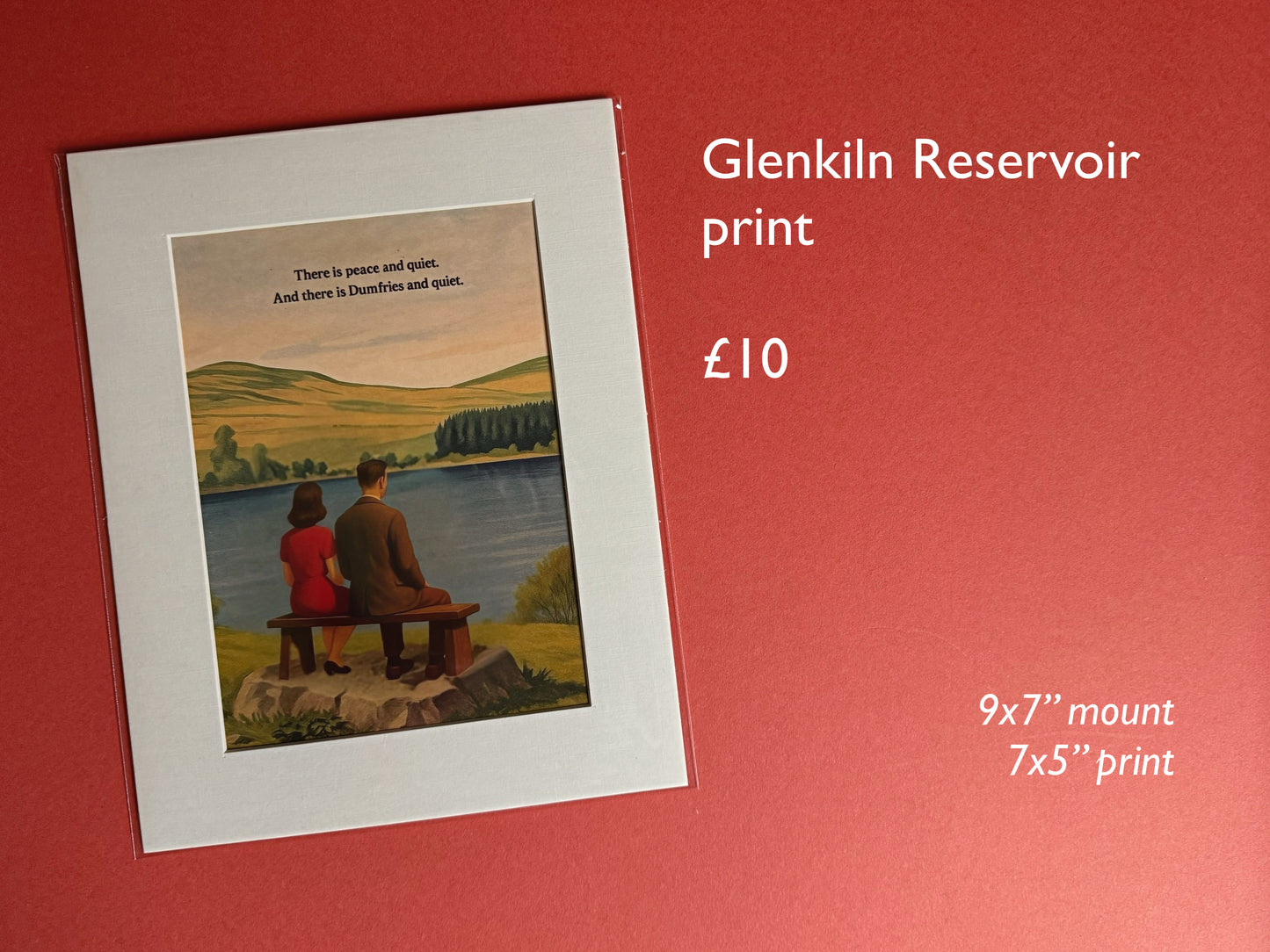 Glenkiln Reservoir print