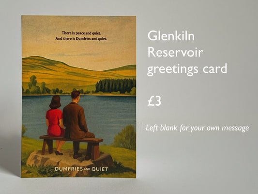 Glenkiln Reservoir greetings card