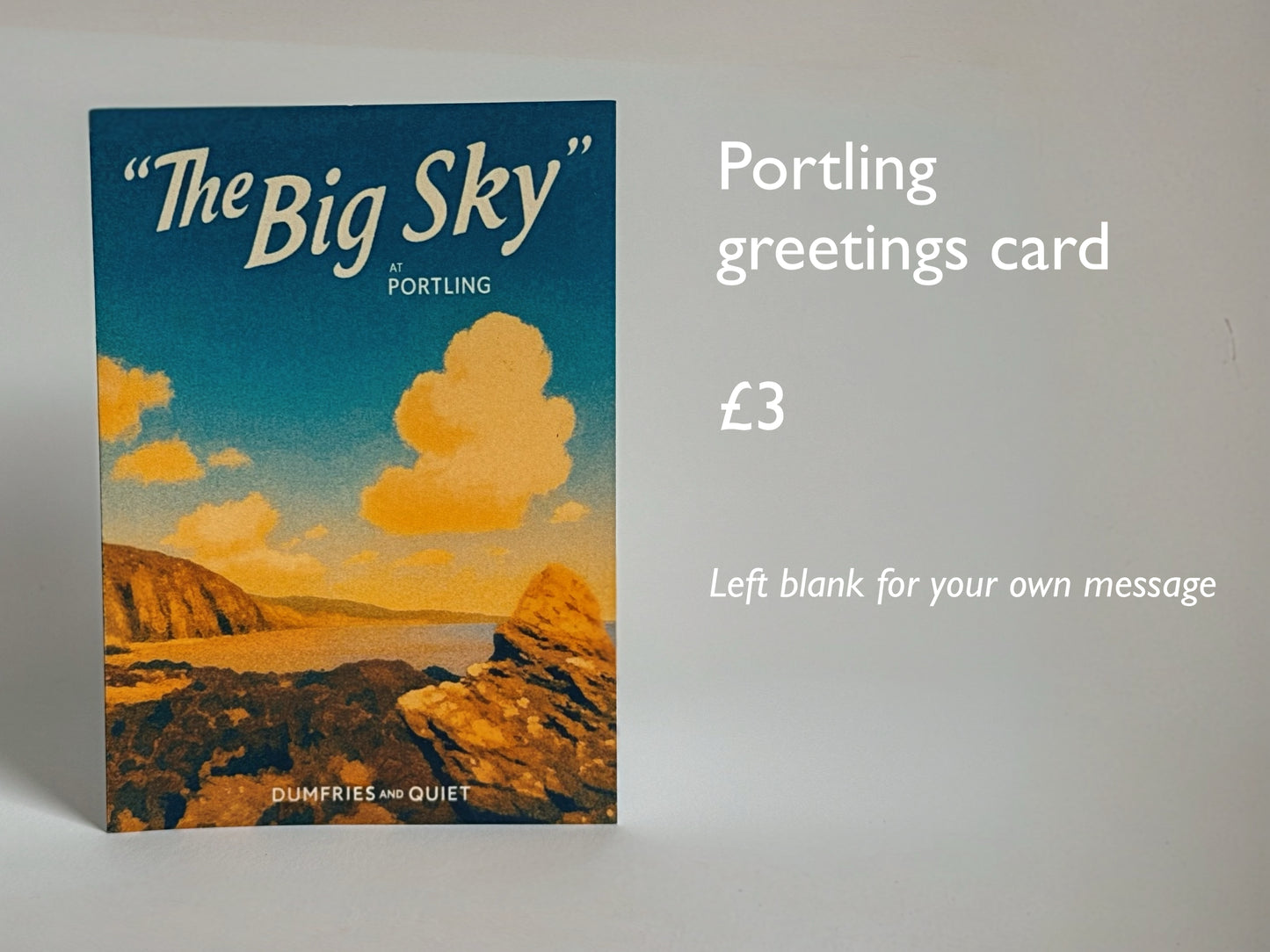 Portling greetings card