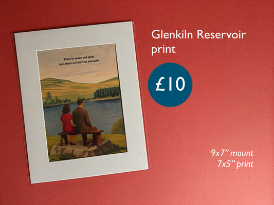 Glenkiln Reservoir print