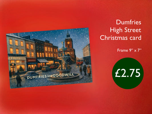 Dumfries High Street Christmas card