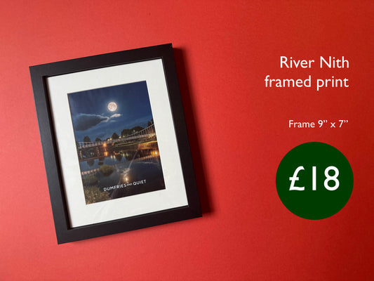 River Nith framed print