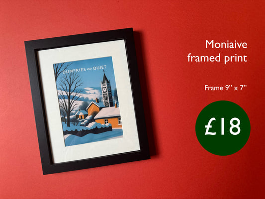 Moniaive framed print