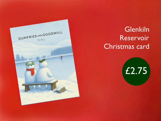 Glenkiln Reservoir Christmas card