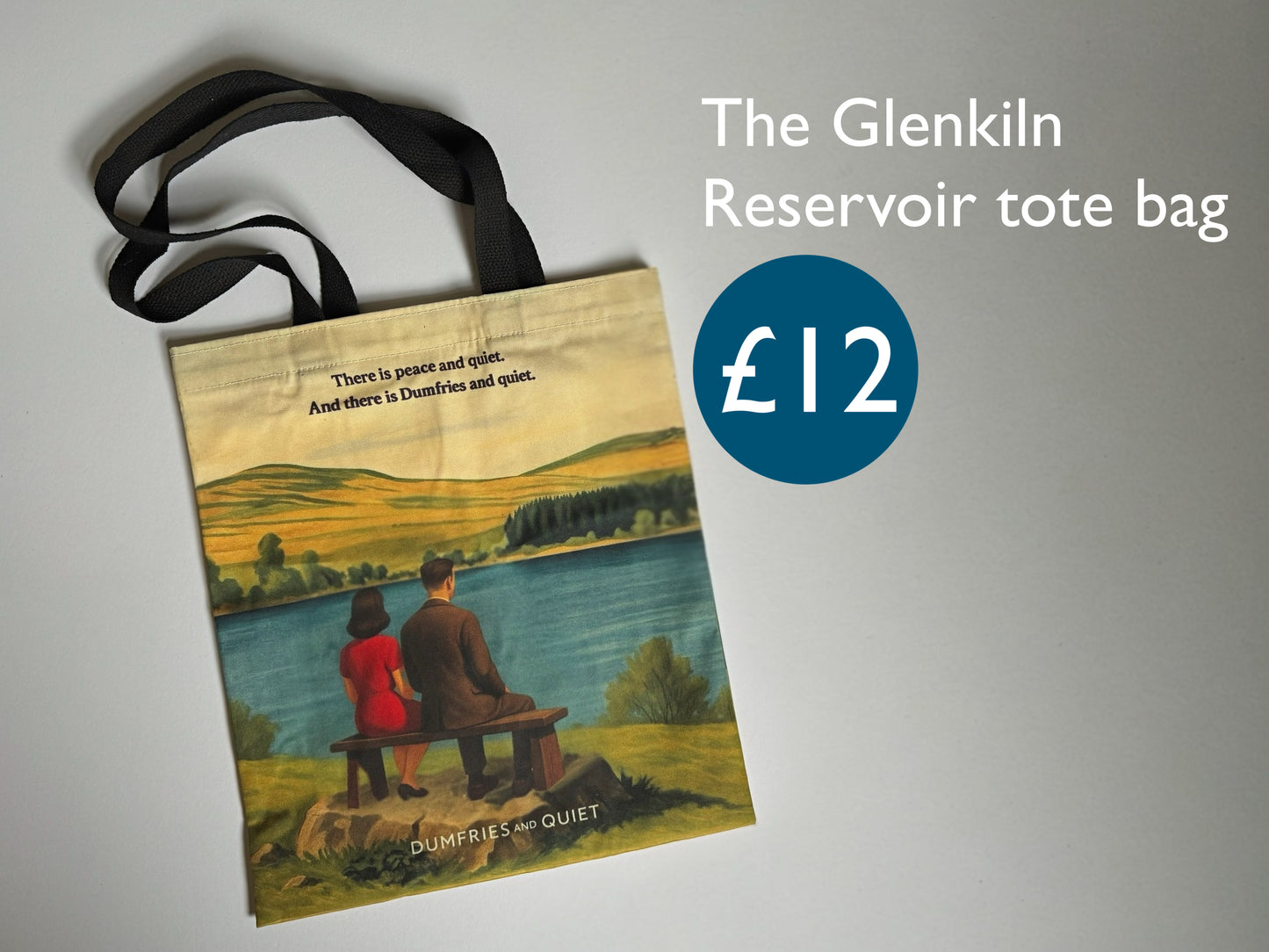 The Glenkiln Reservoir tote bag