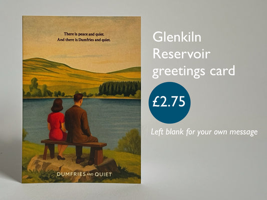 Glenkiln Reservoir greetings card