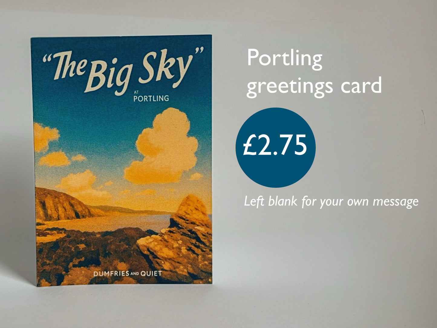 Portling greetings card